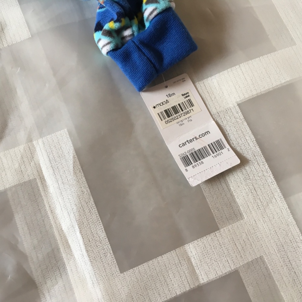 Carter’s Baby Boys 1-Piece Fleece Sleep&Plays size 18month, 24 month - Picture 2 of 6